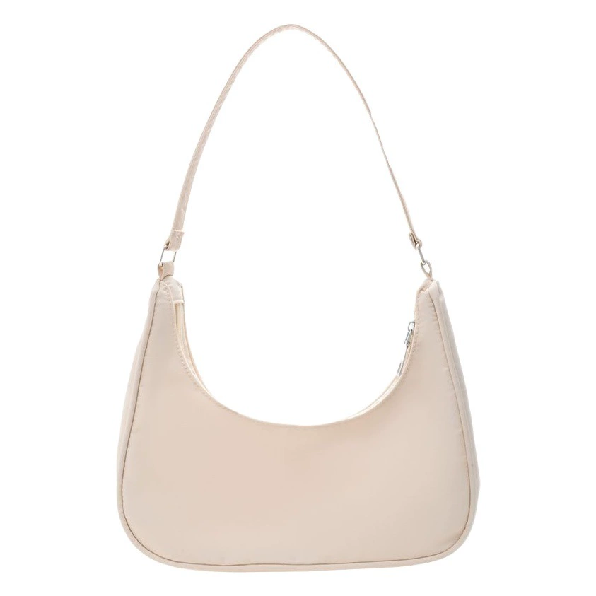 Нейлоновая сумка через плечо Женская Новинка 2021 года модная сумка для пельменей легкая маленькая сумка для подмышек однотонная сумка через плечо женская сумка