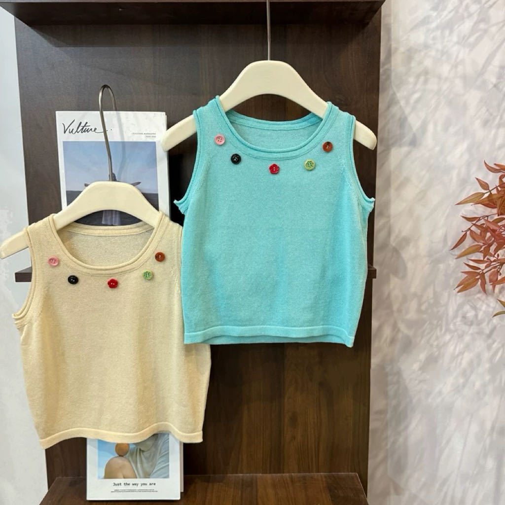 Children's knitted vest