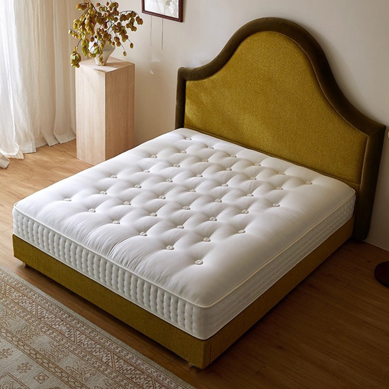 Chenshang Handmade Mattress with Horsehair, Household Alpaca Wool, Pure Independent Spring Coil, Latex-Free Simmons Mattress