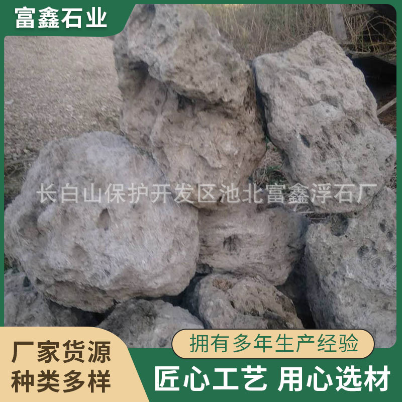 白色小块轻石颗粒浮石 30-40cm浮石 40-50cm水族馆造景用浮石