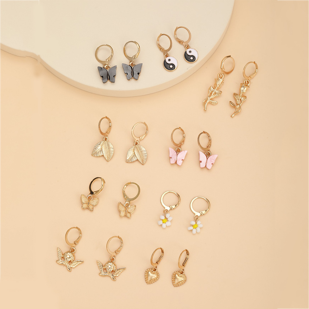 Alloy Plating Earrings display picture 5