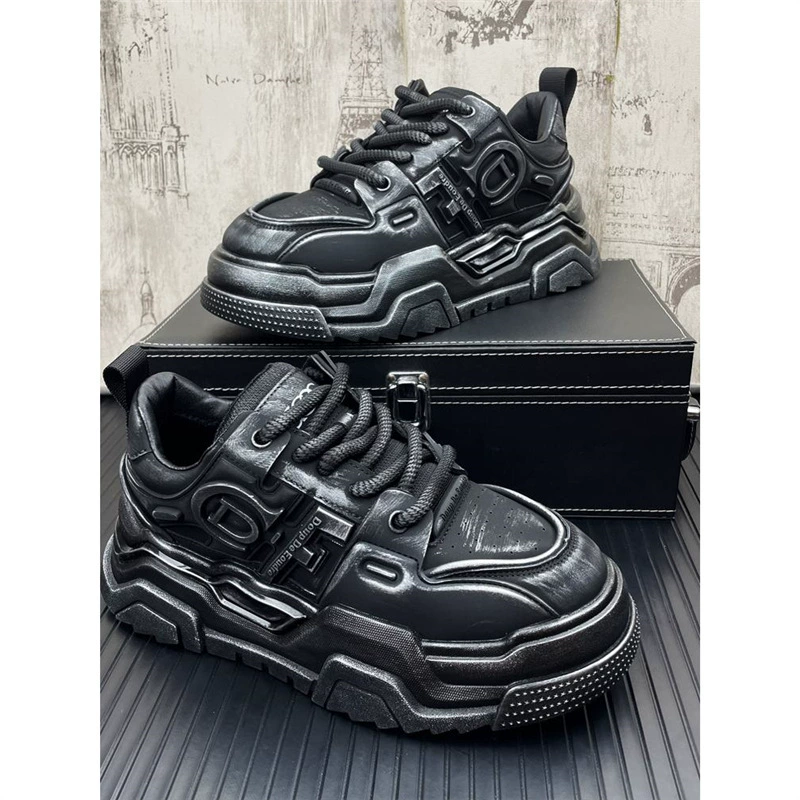 Легкая роскоши премиум-класса мужская сетчатая пряжа спортивная повседневная обувь