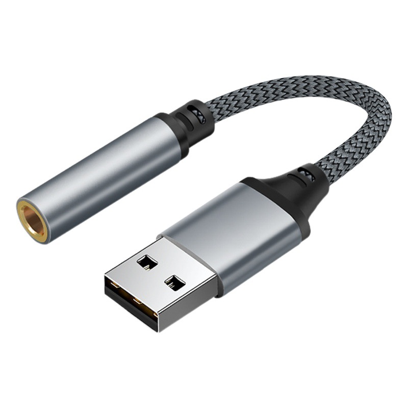 USB a 3,5 tarjeta de sonido externa computadora de escritorio portátil con teléfono móvil auricular micrófono Cable de adaptador de llamada de voz