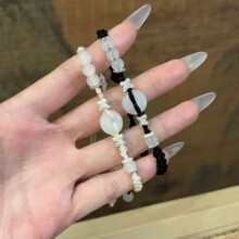 蝴蝶平安扣闺蜜手链女国潮中国风学生情侣手绳ins编织绳好运礼物