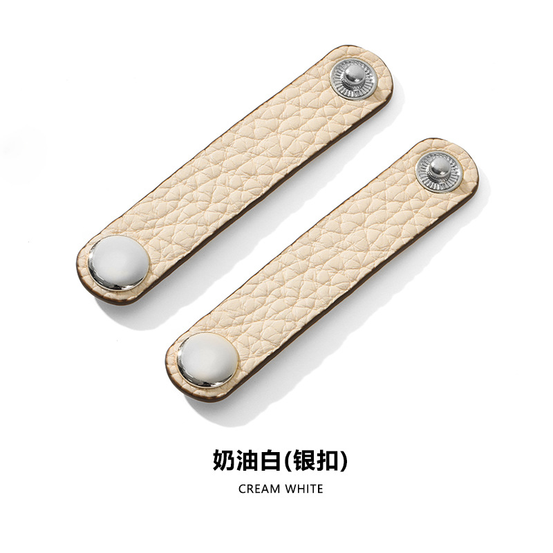 D-55 cream silver buckle/2