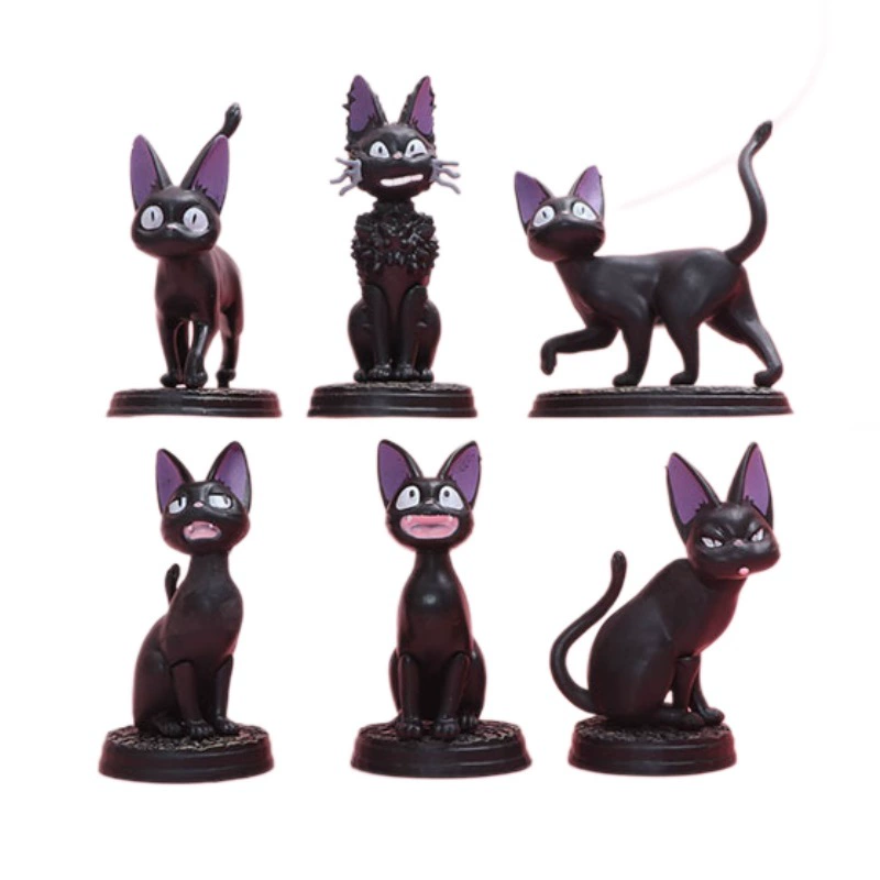 Мультяшная игрушка, минифигурка, кукла, кот, капсульная игрушка