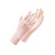 Summer Ice Silk Sun Protection Gloves Women's Nail Art UV Protection Riding Finger Picking Thin Breathable Half Finger Gloves for Men