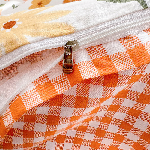 Ins style cotton thickened four-piece set 100 pure cotton bed sheet quilt cover household double student dormitory three-piece set wholesale