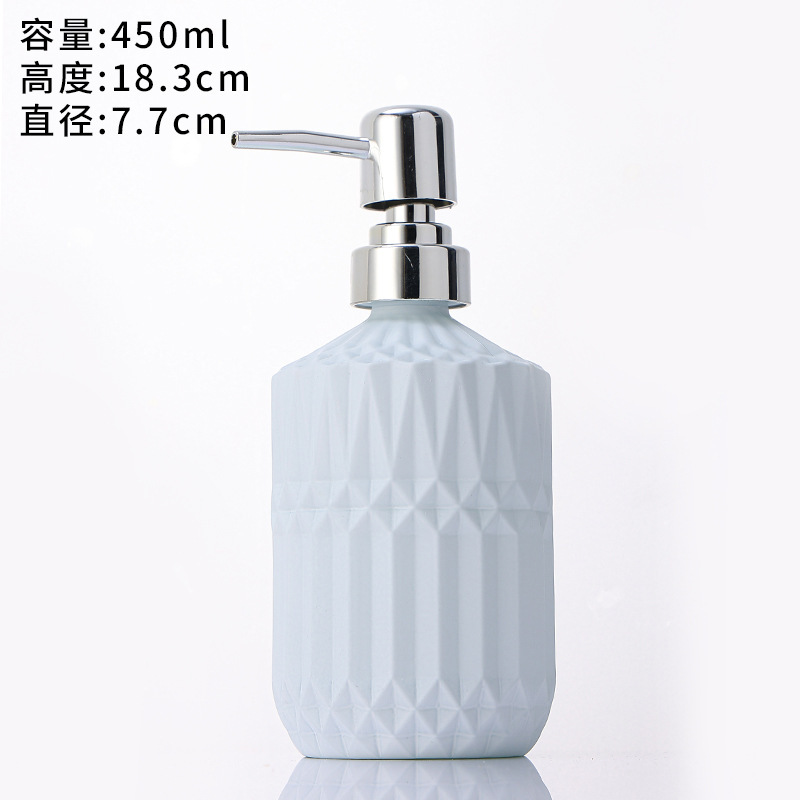 Botella de desinfectante de manos de estilo nórdico botella de ducha de agua de baño botella de agua de ducha de agua de agua de agua de agua