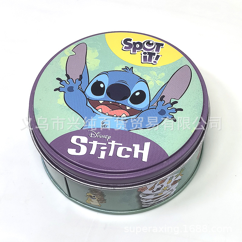 Venta directa de fábrica venta caliente transfronteriza tarjeta de spot it doble tarjeta de juego de mesa en inglés para encontrar a su hermana gran cantidad envío gratis