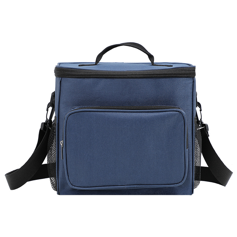 Bolso bento de estilo caliente transfronterizo, trabajador de oficina con bolsa de arroz, bolsa aislante portátil, bolsa de caja de almuerzo de gran capacidad, bolsa de picnic cruzada