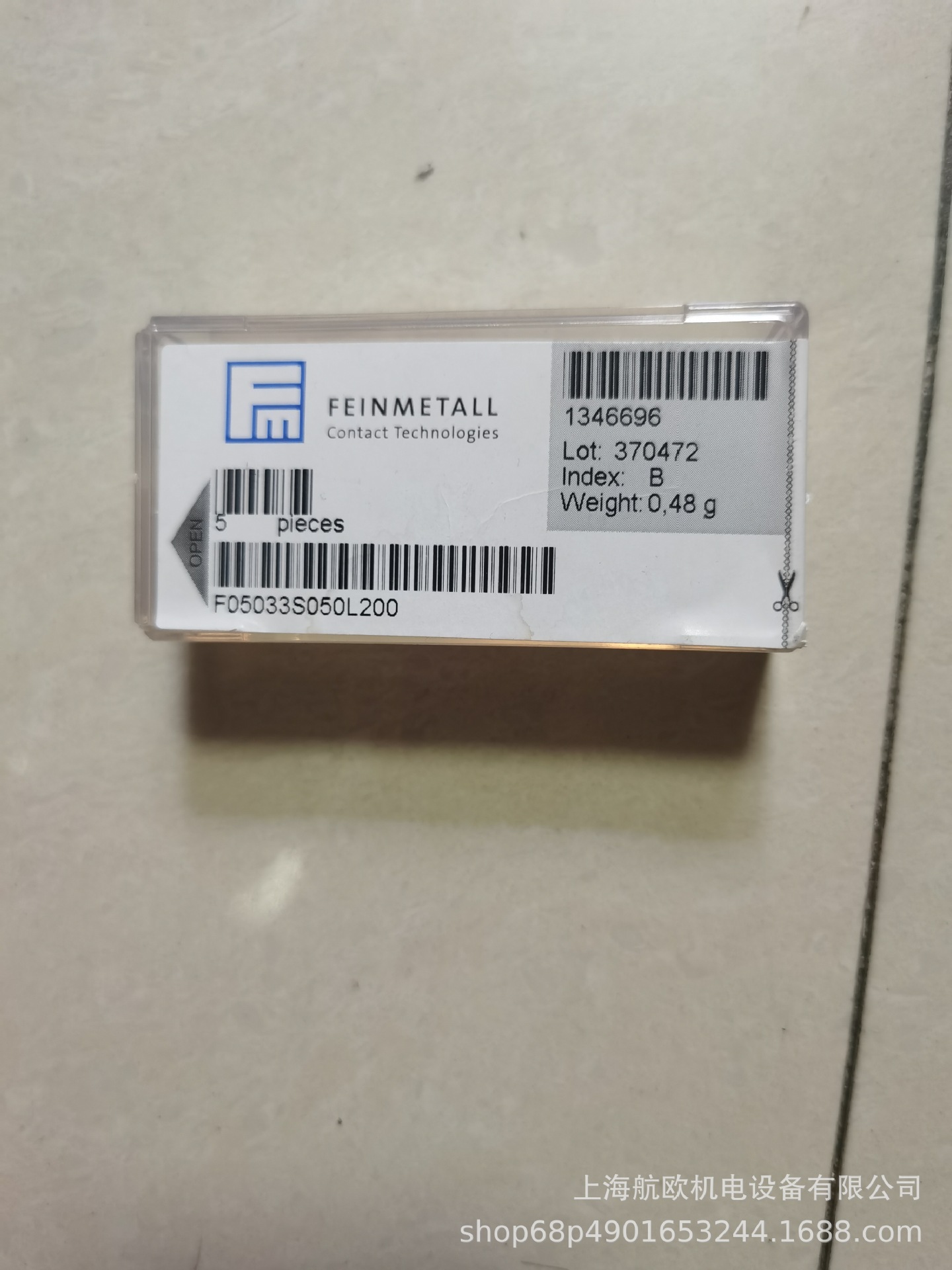 FEINMETALL探针F87517B180G080/F10033S090L300/H502WR/F732-06B