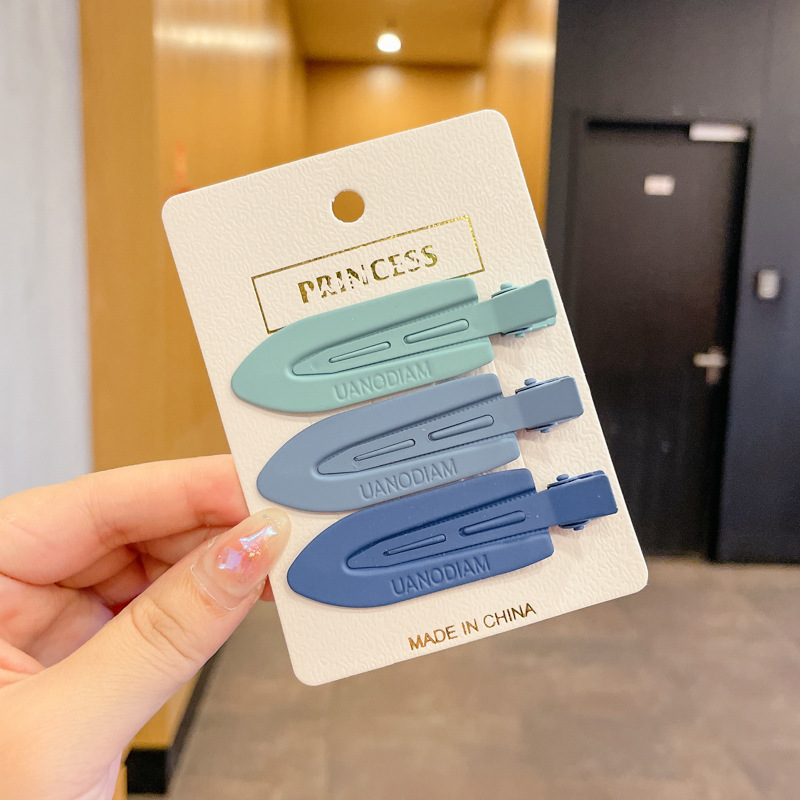 ネット赤洗顔化粧髪クリップ無痕髪カード砕髪前髪クリップサイドクリップ女性韓国アヒル口クリップ一字クリップ