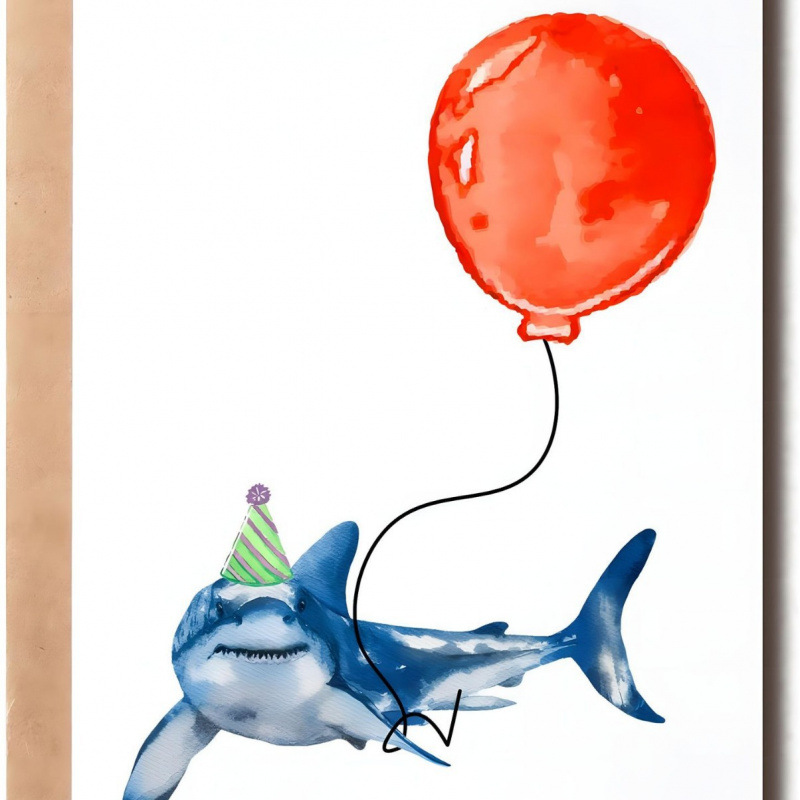 상어 풍선