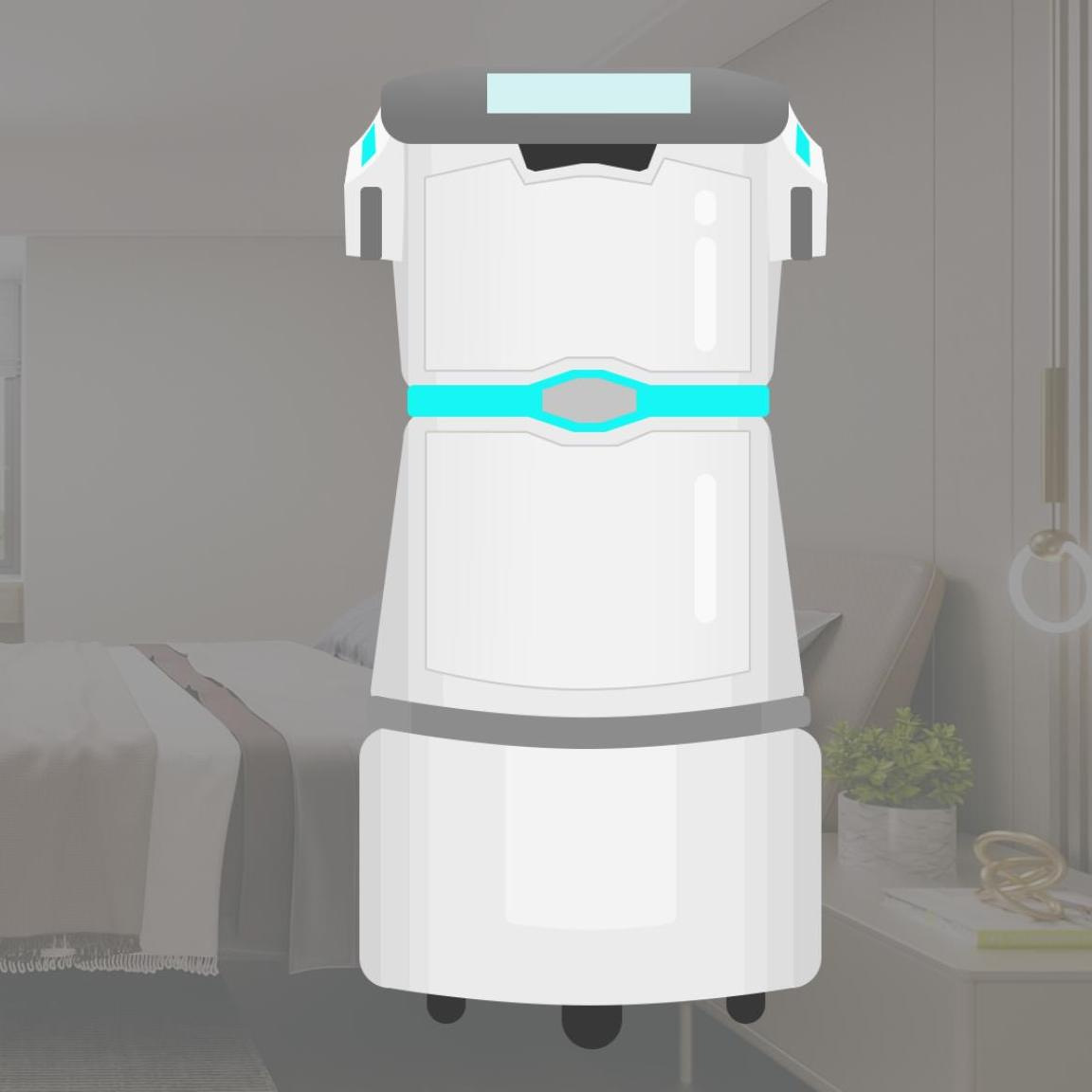 Robot de Reparto para Hotel Refrigeración Integrada, Entrega Automática para Hoteles y Restaurantes image 1