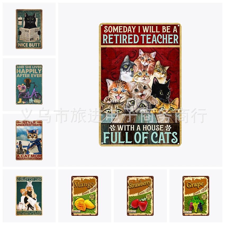 Европейская Ретро собака украшение Оловянная живопись Ретро украшение Amazon Wish AliExpress поставка