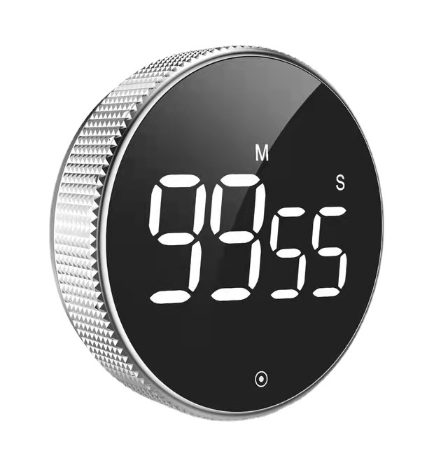 Magnetic LED Digital Timer For Cooking Shower Training Study Self Regulating Rotary Countdown Alarm Clock Kitchen Gadget Sets_voghion.com
