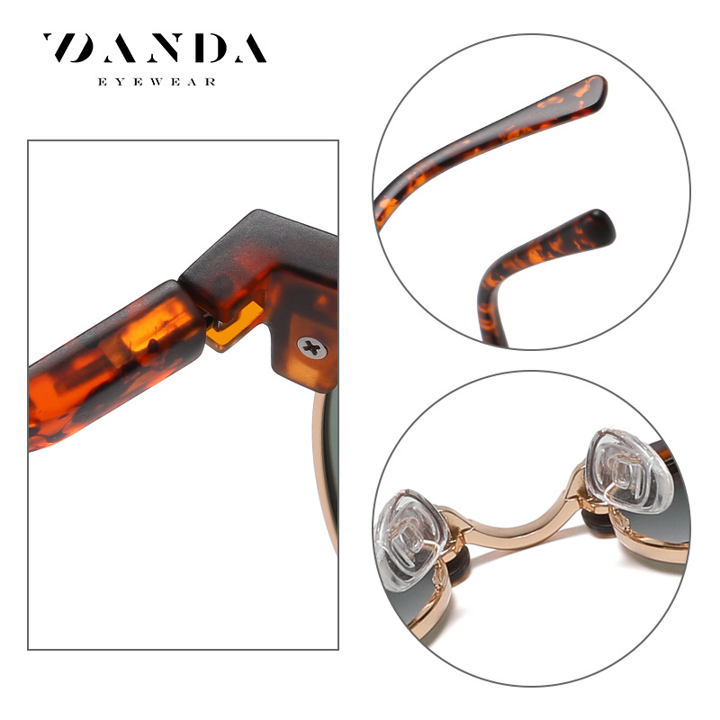 TB3101 moda europea y americana gafas de sol de protección solar nuevas gafas de sol plegables clásicas beige mirando gafas de sol polarizadas