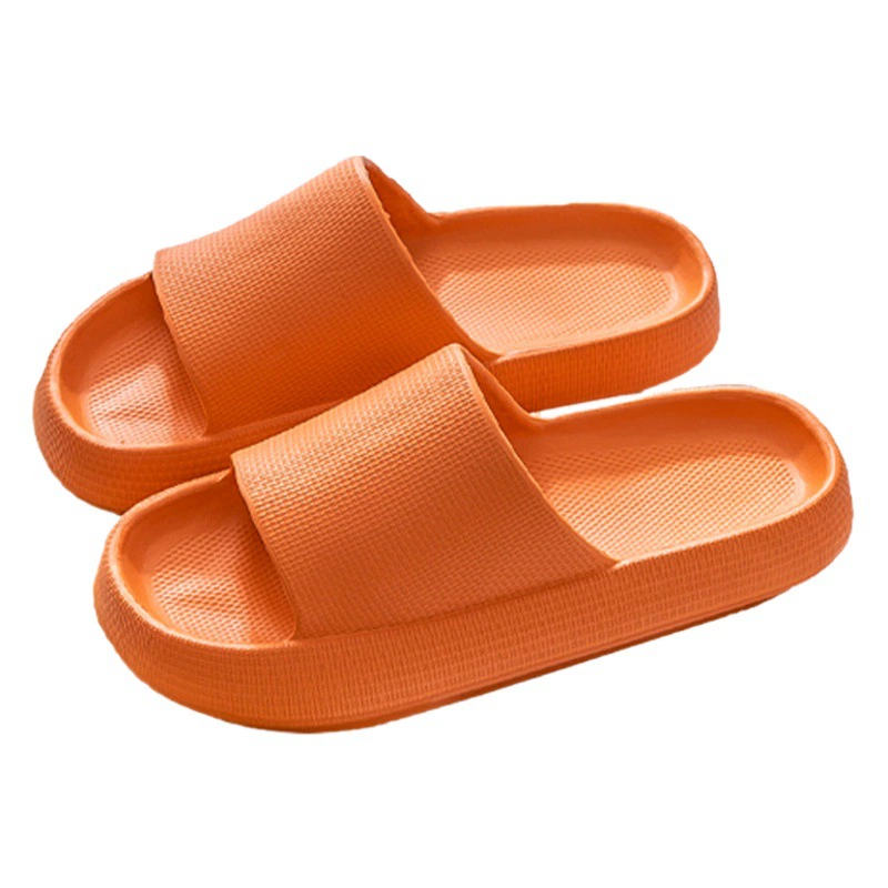 Женские летние домашние Нескользящие тапочки, Нескользящие домашние мужские сандалии на толстой подошве для купания в ванной, домашняя и верхняя одежда