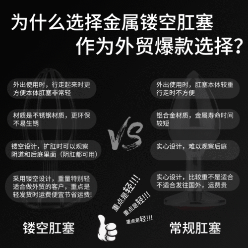 Erotic metal round-bottom hollow anal plug, rear-channel dilator for flirting and teasing, unconventional adult toys for outdoor use—wholesale available.