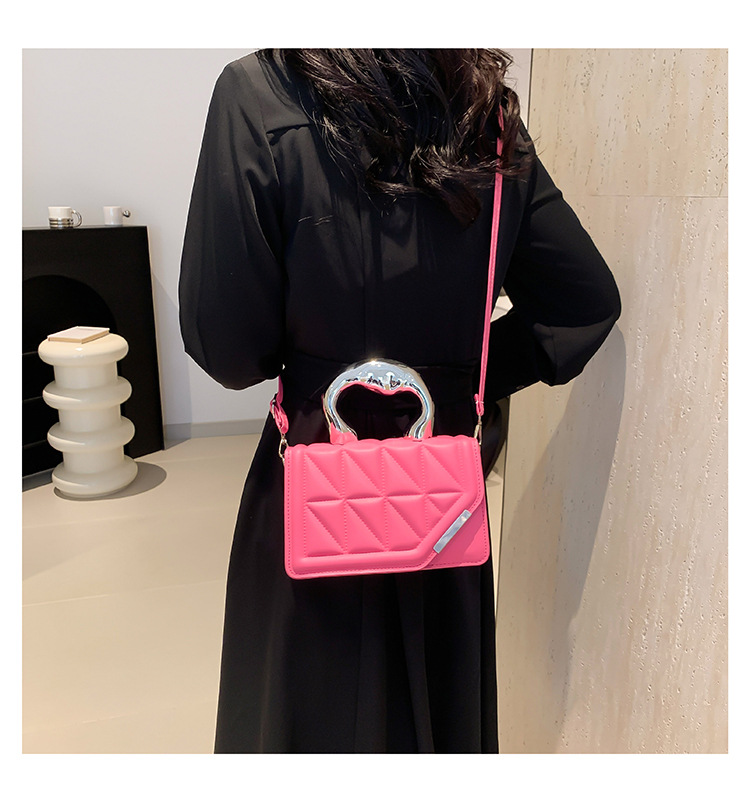 Taschen Mode Vielseitig High-End Handheld Kleines Quadrat für Frauen 2024 Sommerausgabe Casual Diamond Grid Einzelne Schulter_voghion.com