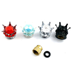 Cool Custom Car Accessories: Diamond-Inlaid Tire Crown Valve Caps – Sparkling Diamond-Set Valve Cap Designs