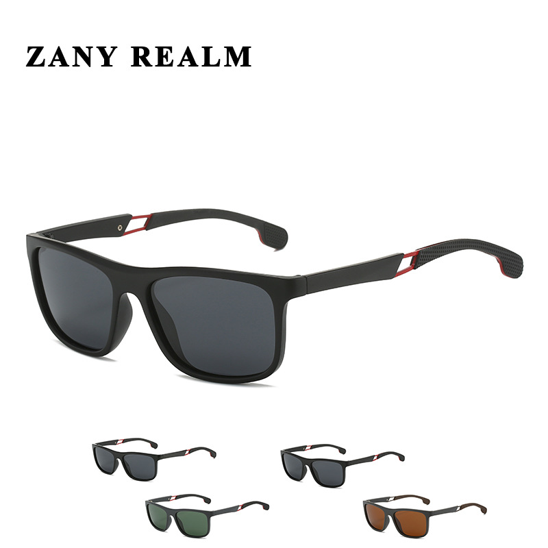 Nuevos hombres de transfronteriza gafas de sol polarizadas moda deportes PC comercio exterior de Europa y América gafas de sol fabricantes en stock