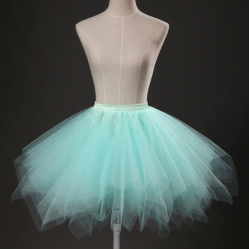 European and American candy color multi -color skirt supports half -body puff lining skirt photo studio wedding photography diamond -shaped color skirt