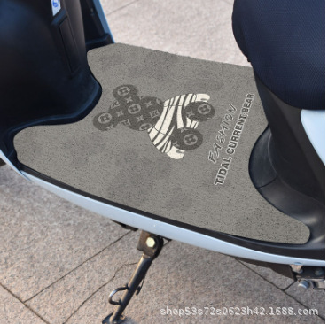 Suitable for Yadi Modern Electric Vehicle Foot Pads, Non-Slip Battery Vehicle Foot Pads, Wire Rings, Dust-Proof and Waterproof Foot Pads