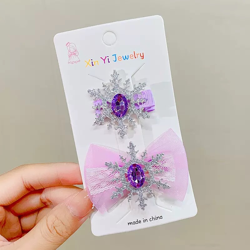 Niños Aisha princesa banda de cabello de niña hielo y nieve con dientes antideslizante banda de cabello acrílico coreano clip de cabello