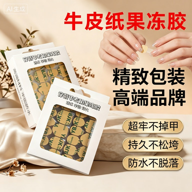 Double-Sided Jelly Glue for Nail Art, High Adhesion, Stable and Long-Lasting Fit, Special Patches for Wearable Nails, Daily Nail Art Accessories Double-Sided Jelly Glue for Nail Art, High Adhesion, Stable and Long-Lasting Fit, Special Patches for Wearable Nails, Daily Nail Art Accessories