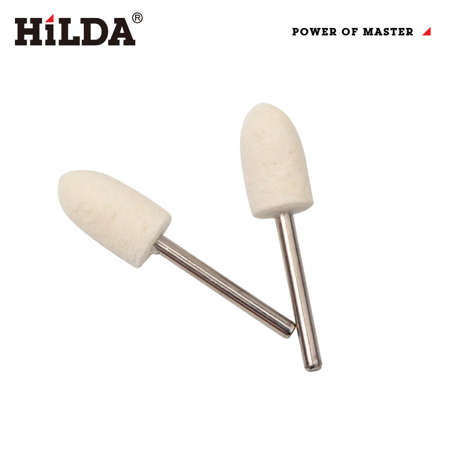 Suministro de accesorios de Molinillo Eléctrico cilíndrico cónico de lana cabeza de molienda de lana rueda de pulido de lana pulido cabeza de molienda eléctrica