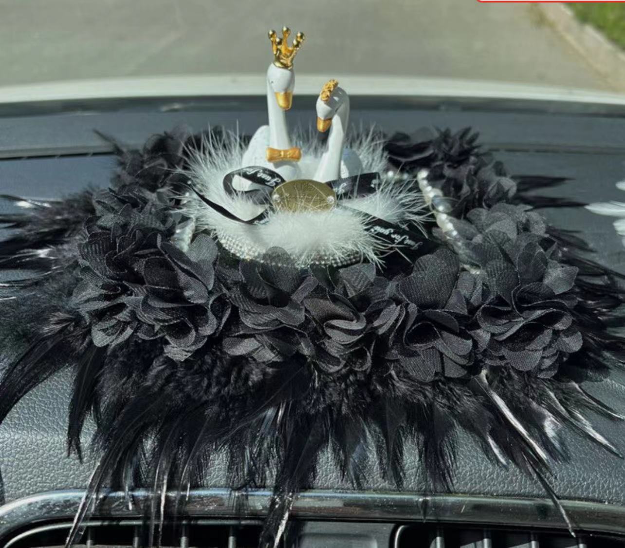 Artículo creativo de la chica del mar adornos de automóviles perfume encantador ángel perfume de automóvil perla base de diamante perfumado perdurable