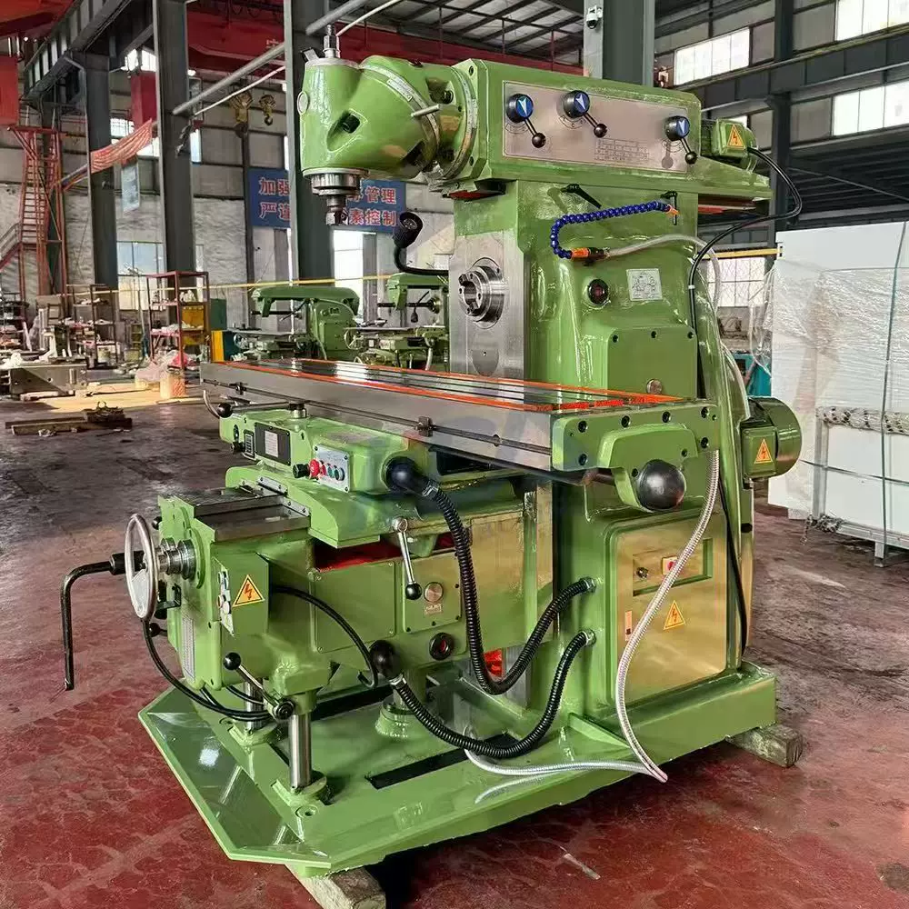 厂家直销万能回转头铣床X6240立卧两用普通立式万能切削