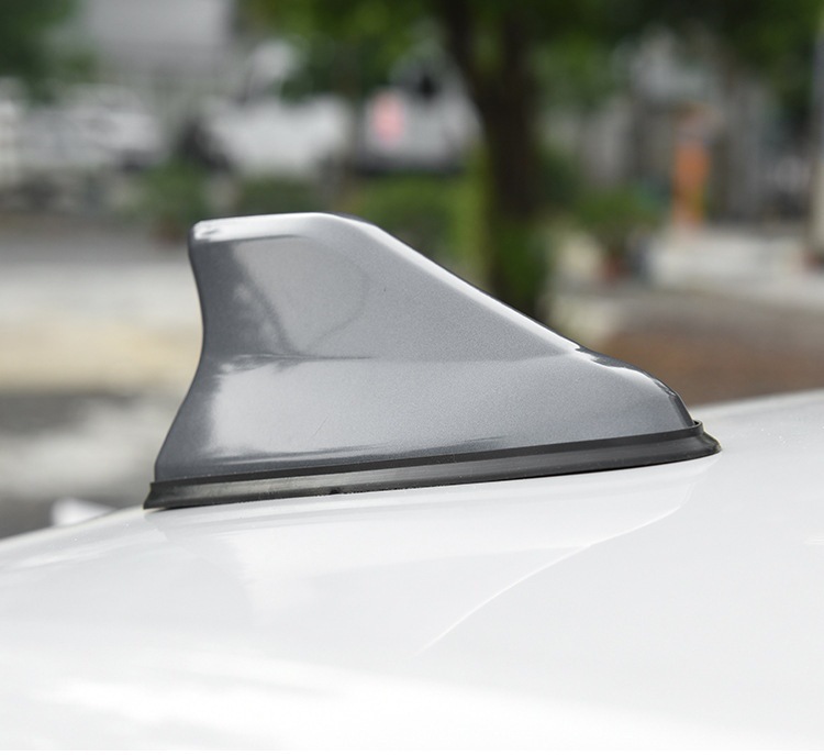 Car Shark Fin Antenna, Second-Generation Antenna Tail Fin Modification, with Signal Reception Antenna Decoration, No Drilling Required