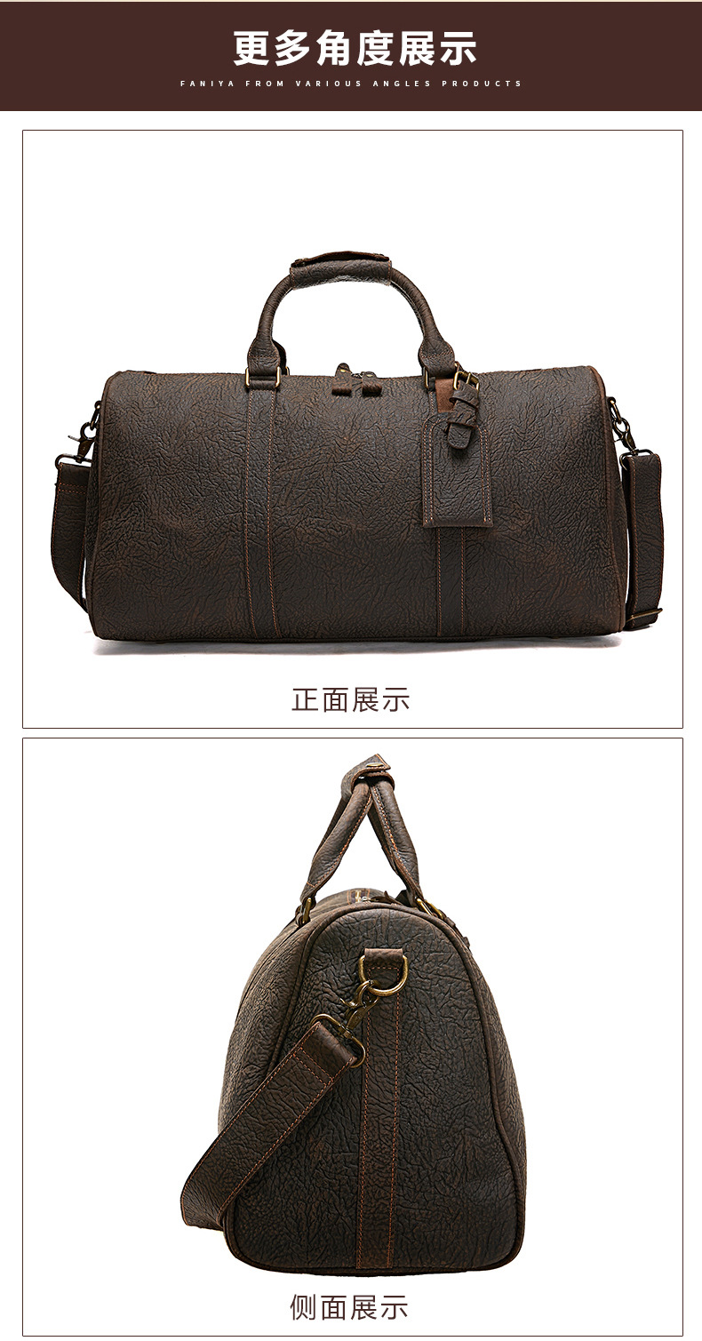 European and American retro high-end gym bag