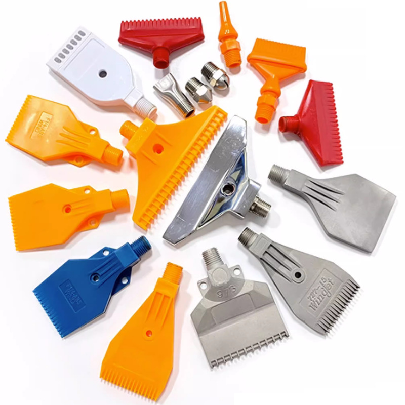 空气喷嘴 万向竹节管喷头塑料扁形吹气鸭嘴吹风喷嘴WIND-1/4风刀