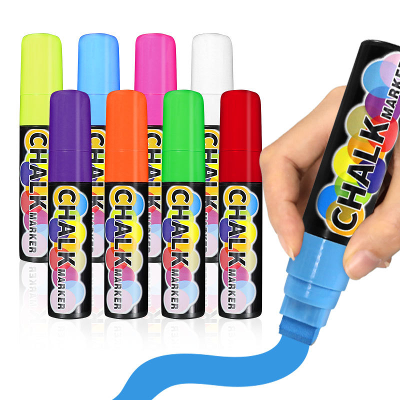 Placa fluorescente LED Somic Pluma especial 15mm Publicidad Tavern Póster Pluma borrable Graffiti Marcador Líquido Tiza