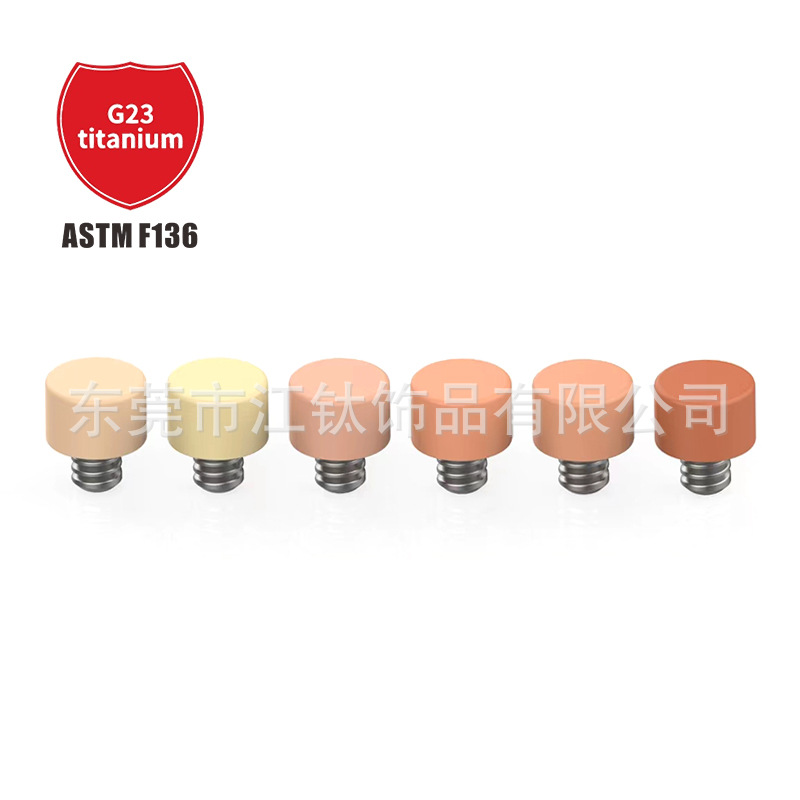 Pointed titanium steel lip stud product view