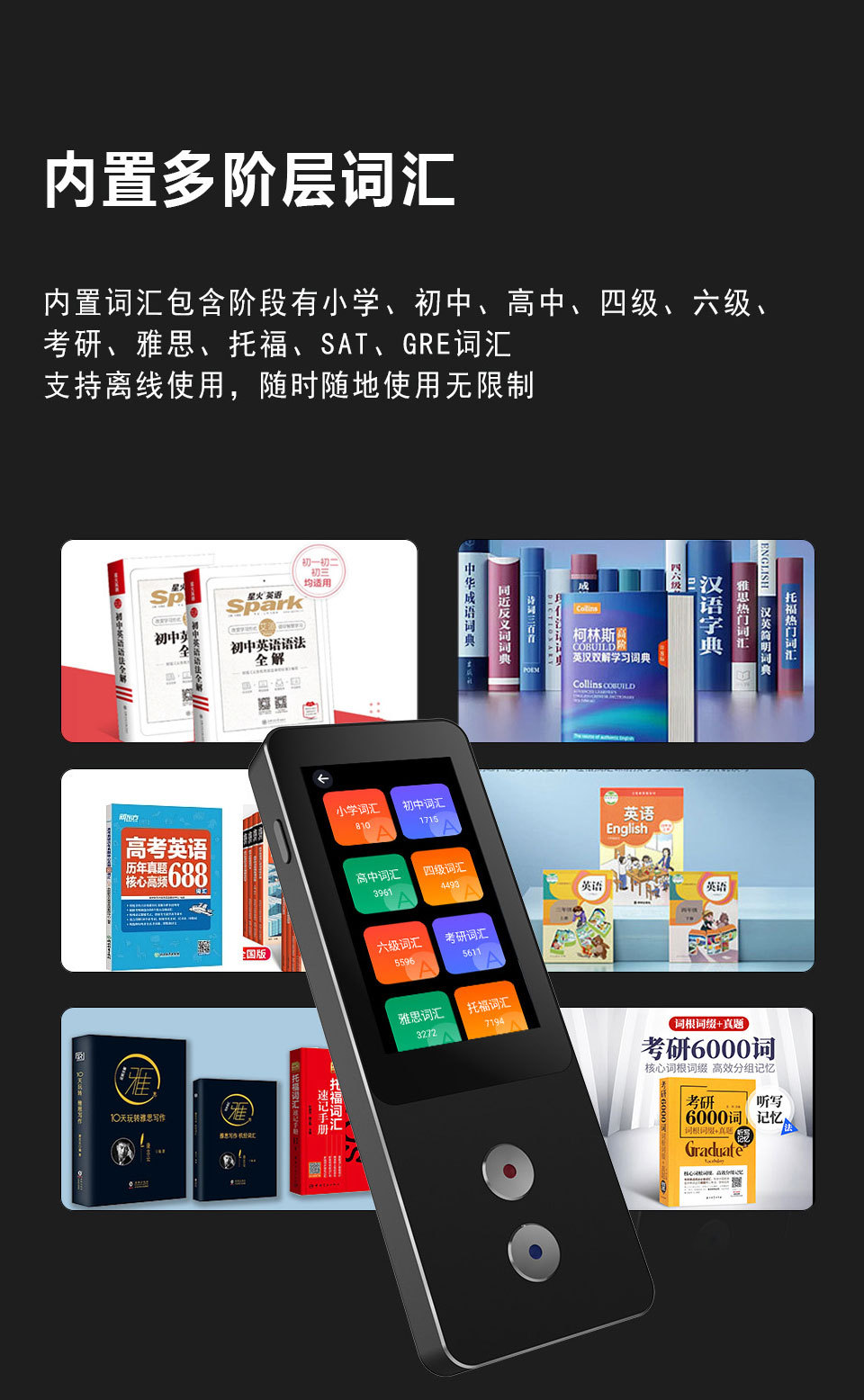 跨境离线138国语言翻译机便携式翻译器翻译耳机多国语言离线语