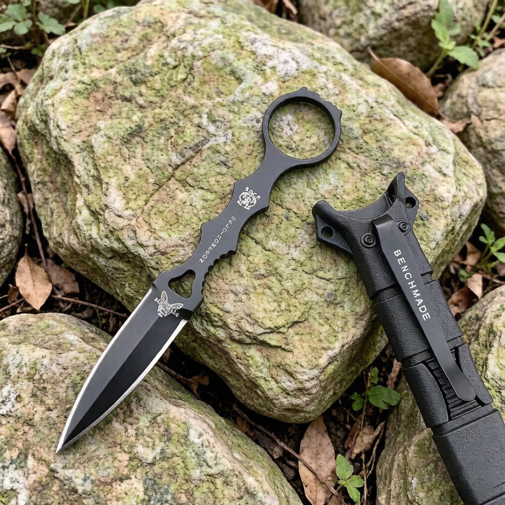 Cross-Border Hot-Selling New Version of the Butterfly Outdoor Knife, High Hardness, Sharp and Durable, Outdoor Self-Defense Survival Knife, Butterfly 176