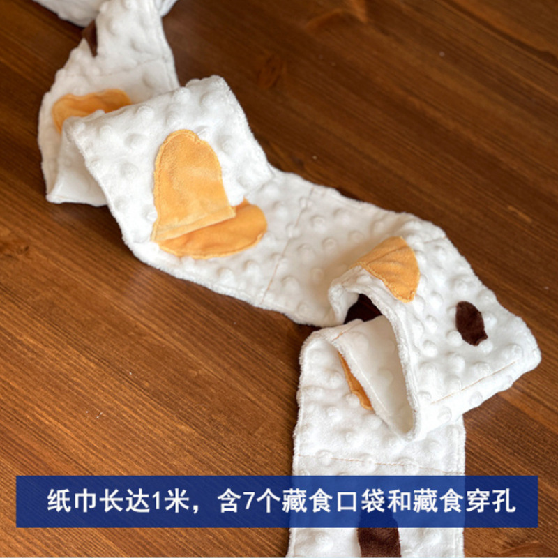 ペットの隠し食べ物嗅ぎおもちゃ白いロール紙うんち拾いおもちゃbb鳴動インタラクティブ歯ぎしり耐性のある犬のおもちゃ|undefined