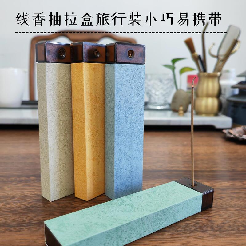 Thread Incense Packaging Box 10g Flap Pocket Pants Small Carton Gift Box Acrylic Incense Box Portable Short Incense Seal Set Box