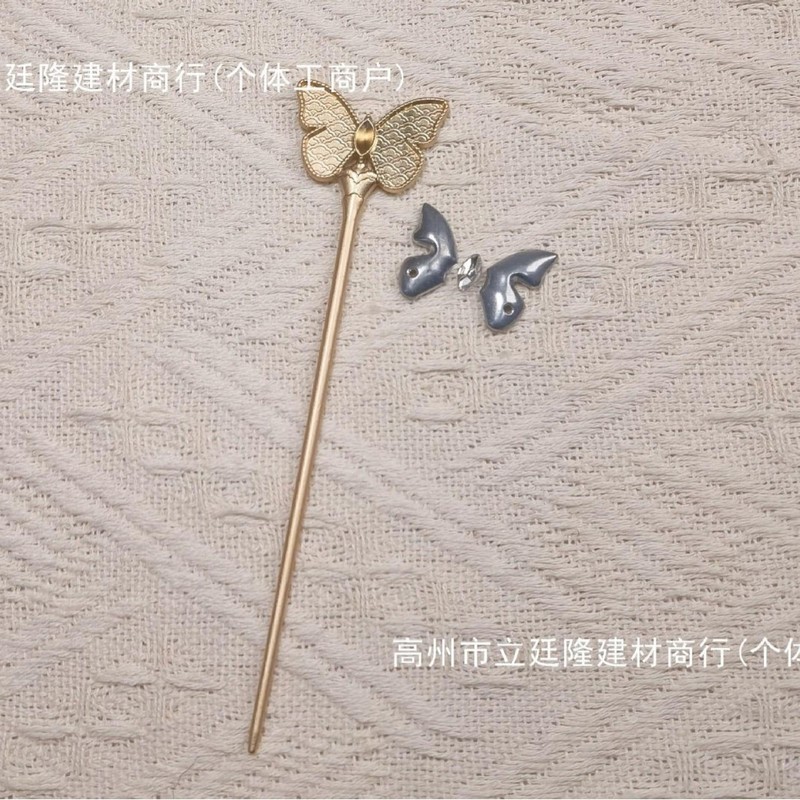 宋錦手作りDiy材料蝶ヘアピン|undefined