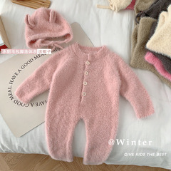 Free hat for babies, super cute onesies, 0-2 years old, autumn clothes for men and women, cute leggings, one-year-old dress ML876