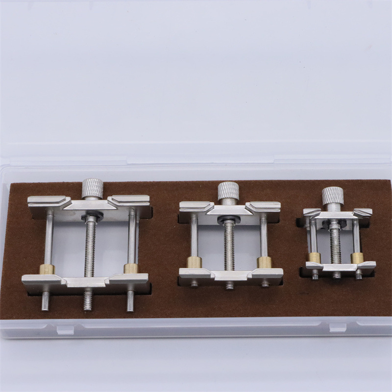 修表工具 三合一机芯固定座 手表维修大中小金属表座夹表机芯底座