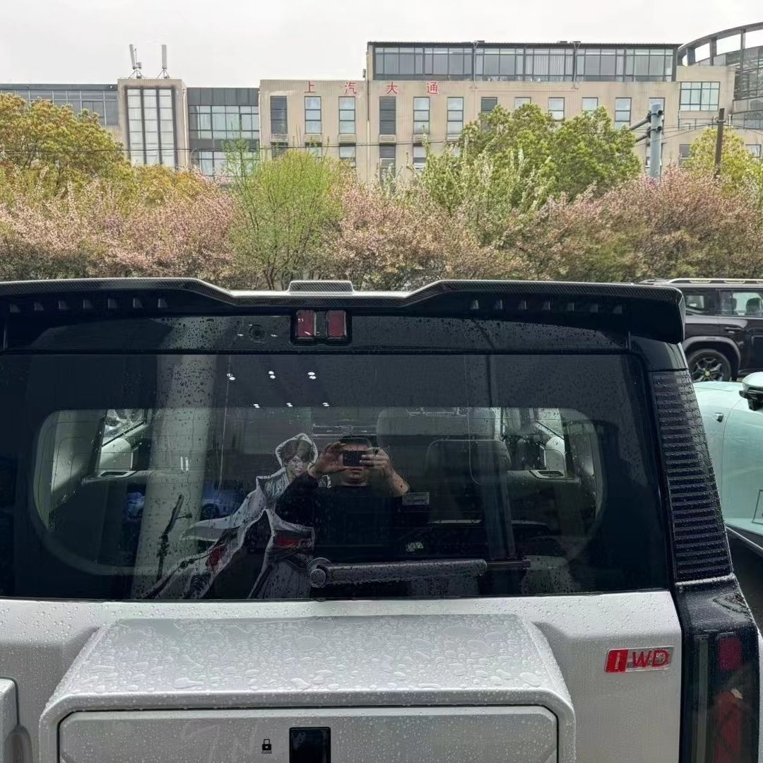 Chery Icar03 Rear Wing Modification, Integrated Rear Spoiler, Icar03 Modified Integrated Roof Wing, Exterior Decorative Accessories