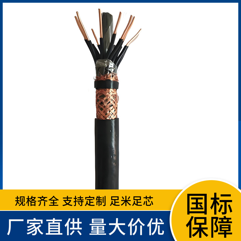 DJYPVP聚乙烯绝缘对绞铜线编织分屏总屏蔽聚氯乙烯护套计算机电缆