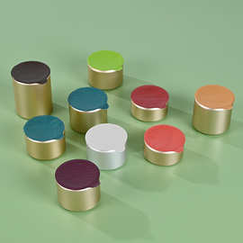 保健品铝罐  糖果燕窝咖啡粉密封通用食品级包装罐圆形金色小铝罐