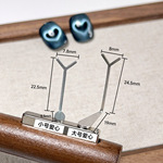 爱心猫眼磁铁Y形美甲店专用工具回形针超强吸力吸铁石铁丝磁铁棒